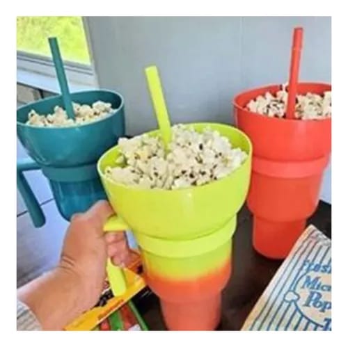 Vaso Snack 2 En 1 Tik Tok 950 Ml